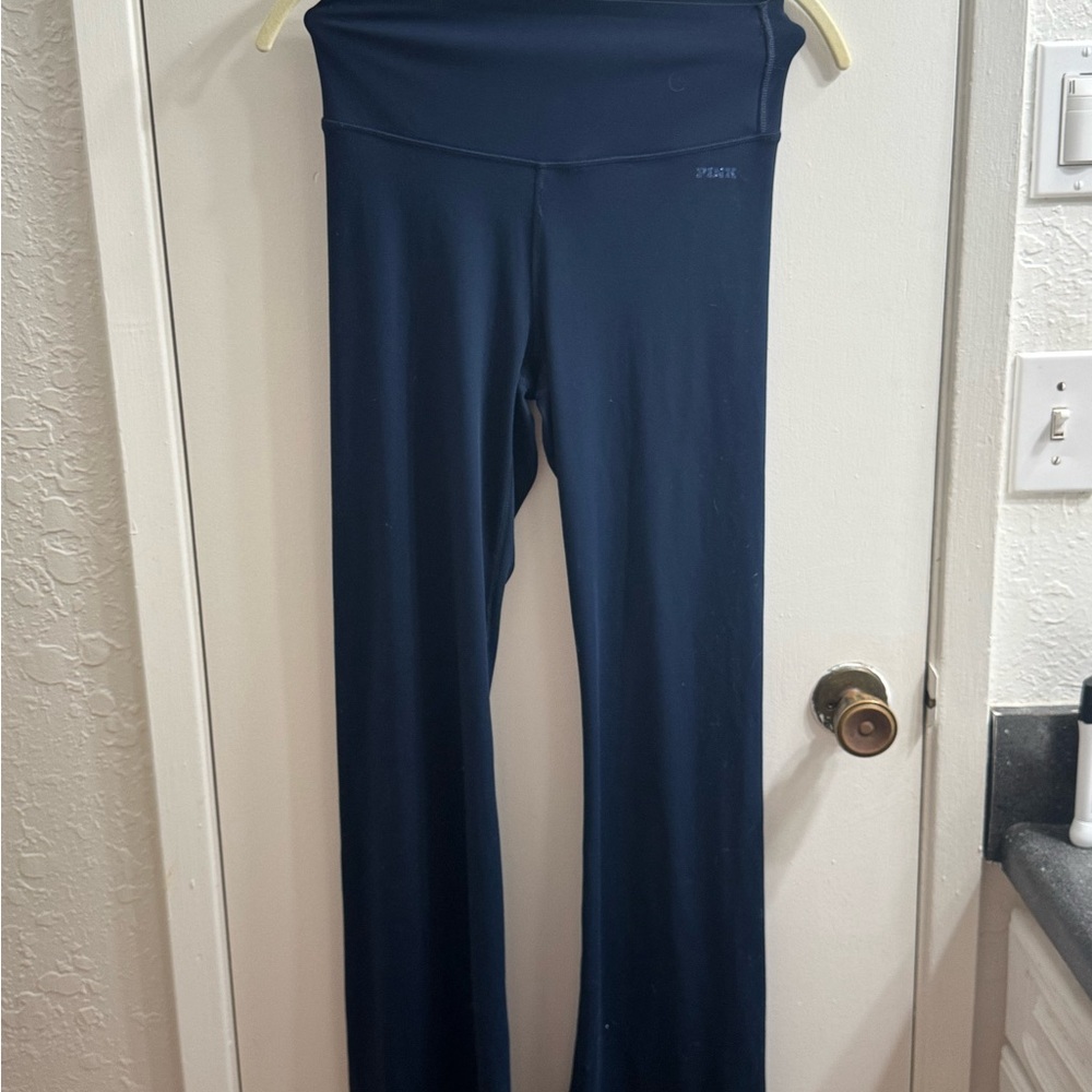 PINK Victoria's Secret Navy Blue Yoga Leggings